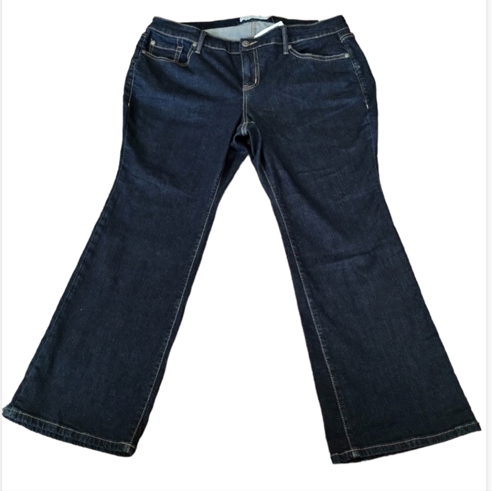 Torrid Slim Boot Jeans Dark Rinse Size 18 Extra Short NWT